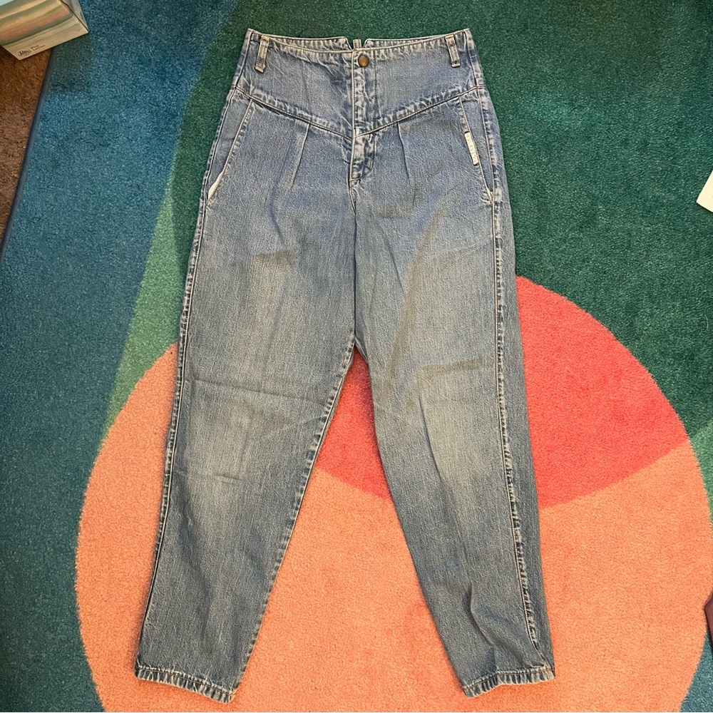 Vintage Women’s Guess Jeans 80s Taper High Waist Structured Mom Denim Size 26
